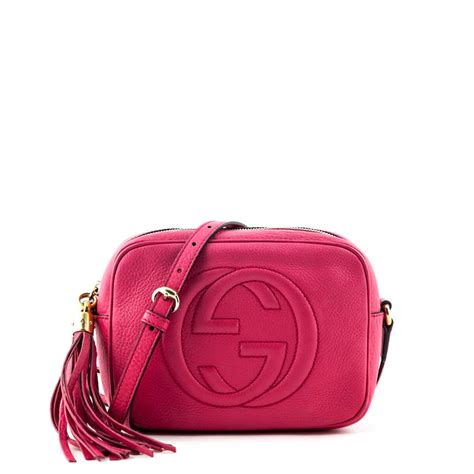 gucci soho disco bag pink|Gucci soho disco bag nubuck.